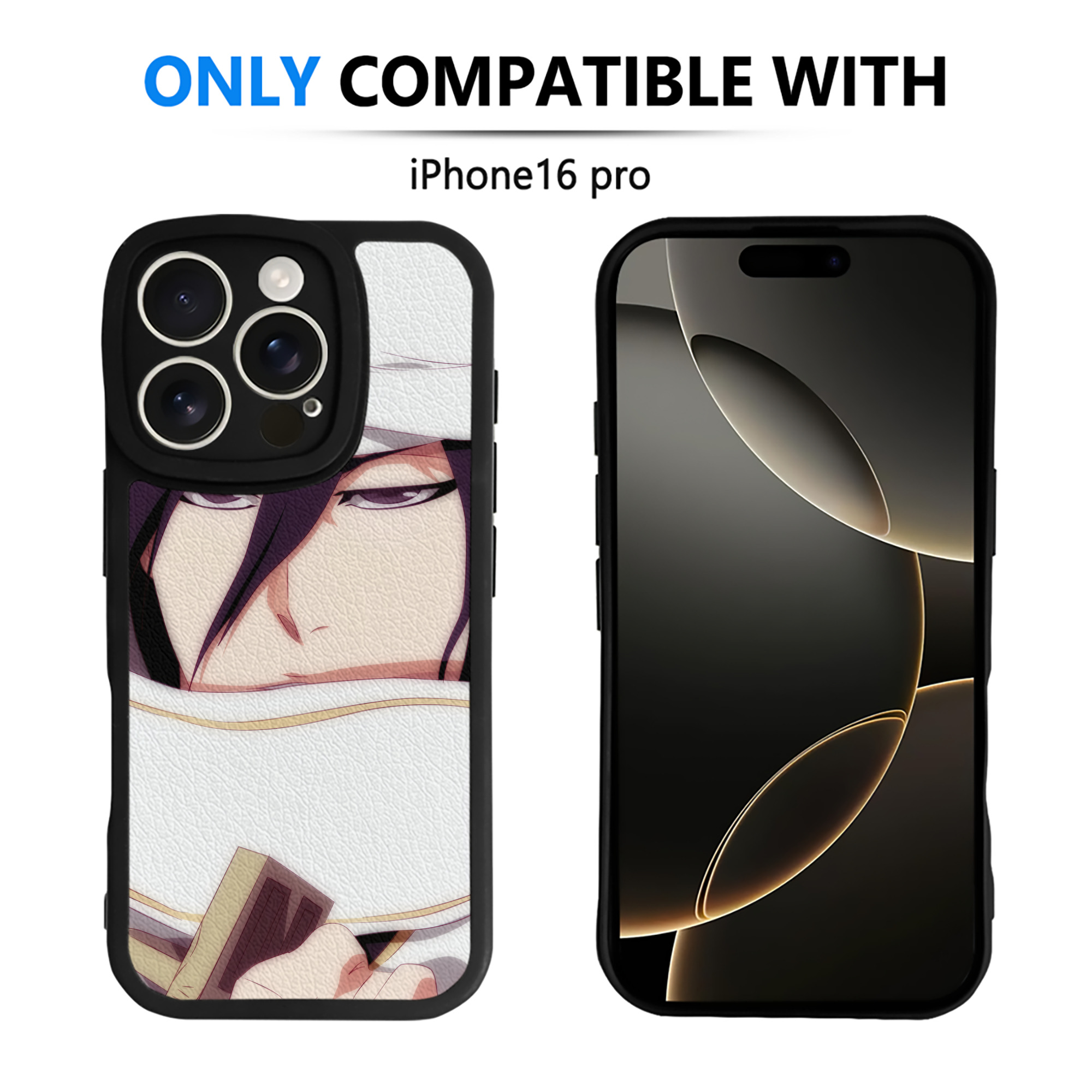 （画像用） ブリーチ BLEACH 【iPhone 16シリーズ対応】シリコンスマホケース（レザー調） 材質：シリコン